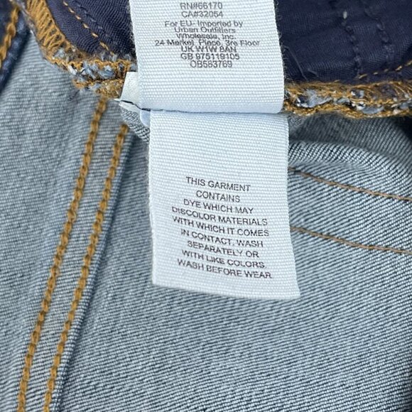 Free People Distressed Skinny Jeans High Rise Denim Cotton Stretch NWT Womens 30 - Picture 6 of 14